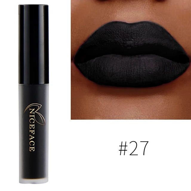 Niceface Matte Velvet Lip Glaze – Waterproof, Long-Lasting & Silky Smooth Lipstick for Women