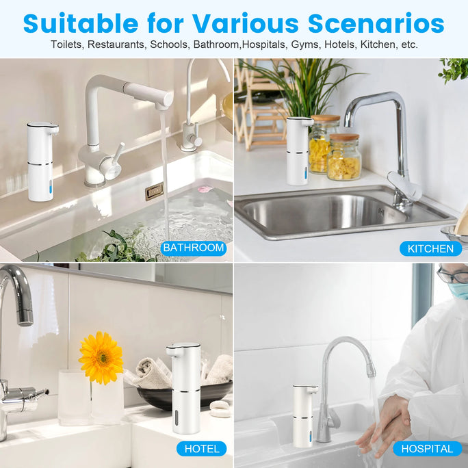 Smart Touchless Foaming Soap Dispenser – 300ml USB Sensor Pump