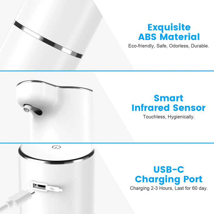 Smart Touchless Foaming Soap Dispenser – 300ml USB Sensor Pump