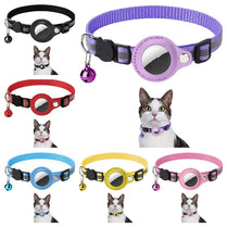 Reflective Pet Collar with AirTag Case – Anti-Loss GPS Tracker Holder for Cats & Dogs