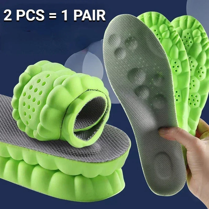 Orthotic Shock-Absorbing Insoles – Breathable EVA Full-Length Arch Support for Men & Women