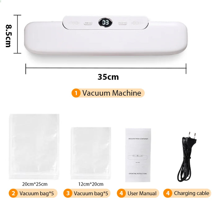 SaengQ™ Food Vacuum Sealer – Keep Your Food Fresher, Longer!