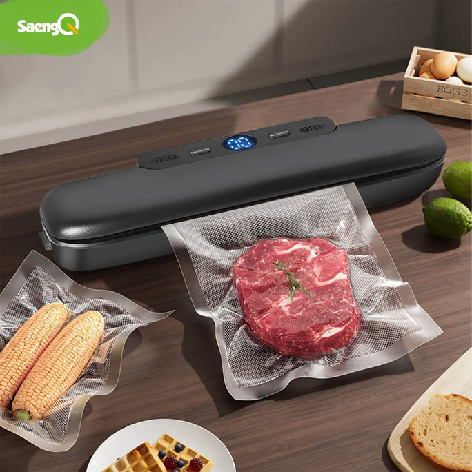 SaengQ™ Food Vacuum Sealer – Keep Your Food Fresher, Longer!